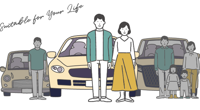 月々定額※3で新車に乗れる！