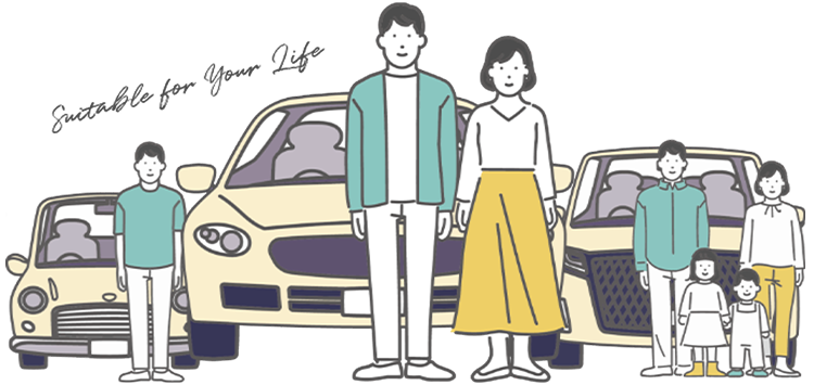 月々定額※3で新車に乗れる！